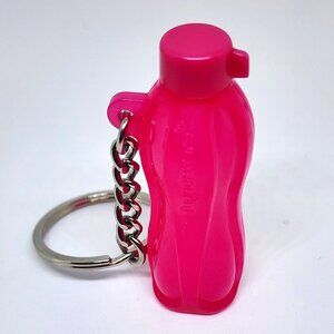 HTF Retired - NEW Tupperware Pink Eco Water Reusable Bottle Keychain Collectible